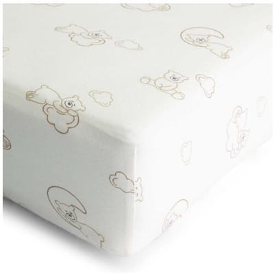Prénatal Prenatal wieg hoeslaken Beren Ivory White unisex