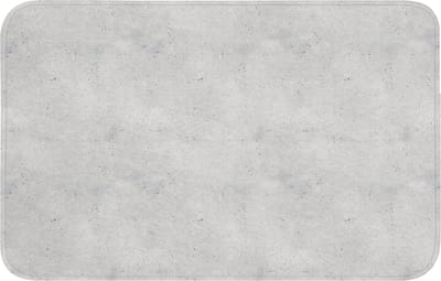 WC mat 80x50 cm - Antislip - Grijs - Beton - Neutraal - Toiletmat - Vloermat - Douchemat - Toilet tapijt - Toiletmatten
