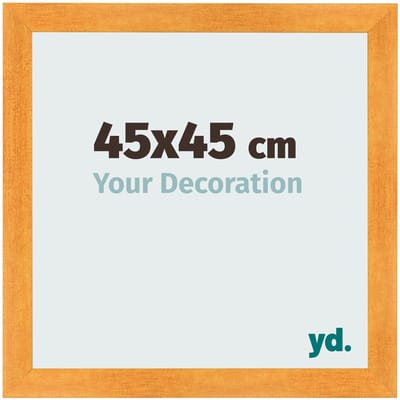 Your Decoration - Fotolijst 45x45 cm - MDF - Oranje - Pisa