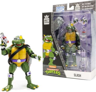 The Loyal Subjects Teenage Mutant Ninja Turtles BST AXN Action Figure Slash 13 cm Action Figuur