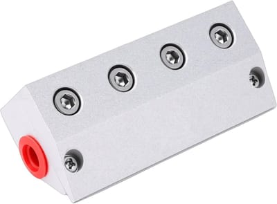 Luchtblaasmond - Hogedruk mondstuk - Stof en water verwijderen - Duurzame aluminiumlegering - 100 mm lengte - Metaal