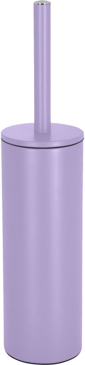 spirella WC Borstel met Houder - AKIRA - Toiletborstel Vrijstaand - Staal - Lavendel
