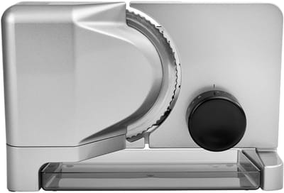 REN® Vleessnijmachine - Snijmachine Allessnijder - Vlees Snijmachine voor Thuis - Zilver - 35cm x 25cm x 24cm