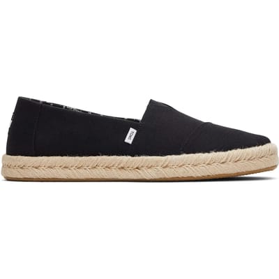 TOMS Shoes ALPARGATA ROPE 2.0 - Volwassenen Instappers - Kleur: Zwart - Maat: 43