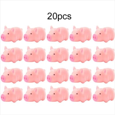 102030 Stuks Mini Roze Knijpvarken 5cm Schattig Geluid Makend Varkentje Voor Hondenspeelgoed Huisdierbenodigdheden Rubber Materiaal Geschikt Voor Kleine Honden Tmz pink