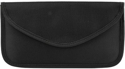 longziming -Tas RFID Beschermhoes 19×10 cm – Signaalblokkerende Hoes voor Smartphone, Autosleutel & Pasjes – Signaal Blokkerende - Zwart
