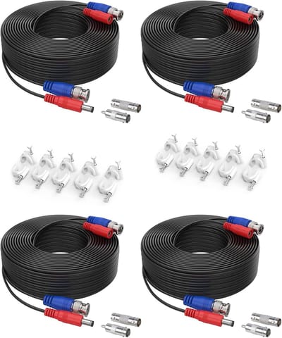 IP Camera - Bewakingscamera Wifi - Huis Beveiligen - Optische Zoom - 4* cable zwart