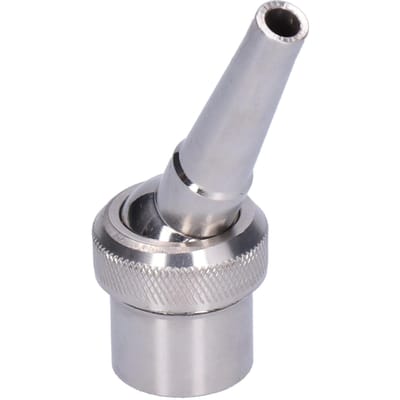 Buse de fontaine G3/4 Filetage femelle 25mm Acier inoxydable Jet réglable Tête de pulvérisation d'eau gray