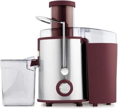 Krachtige Sapcentrifuge - Verse Sappen - Gezond Ontbijten - Twee Snelheden - 363H cm - Bordeaux