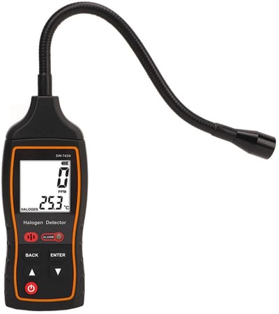 OmGoods - Dailygoody - Airconditioning Lekdetector - Halogeen Koelmiddeltester - Geluid en Licht Alarm - Compact Formaat - Gasdetectie - Efficiënt Lekken Opspor
