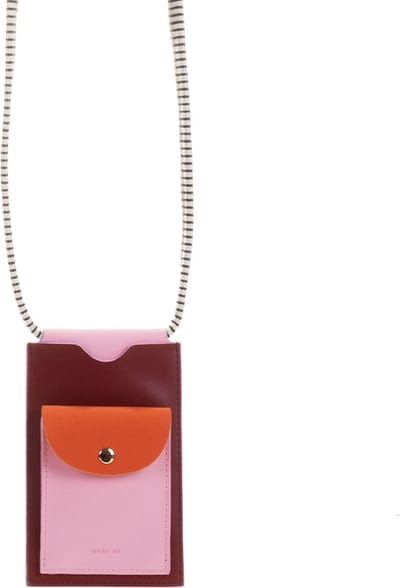 Sticky SIS - telefoonhoesje - il sole - kleur - kersenrood + zoet roze + sinaasappel oranje