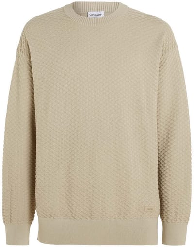 Calvin Klein Truien Texture Crew Neck Sw - Fashion Wear - Volwassen