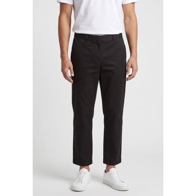 ARKET Elmo Cotton Str Black Maat: 32 | Pantalons Outlet | Dames | Zwart