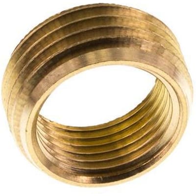 Verloopring G3/8'' Binnendraad X G1/2'' buitendraad Messing 50bar [5 Stuks]