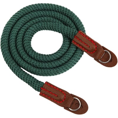 Haut Qualité Doux Confortable Pur Coton Ergonomique Universel Appareil Photo Hybride Cou Épaule vert