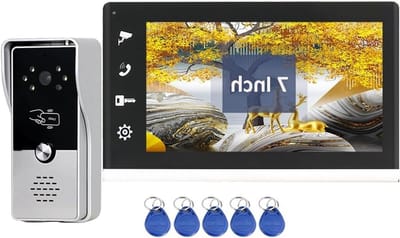 Draadloze Deurbel - Video Intercom - Toegangscontrole Thuis - HD Beeld en Geluid - Set 1 - Zwart