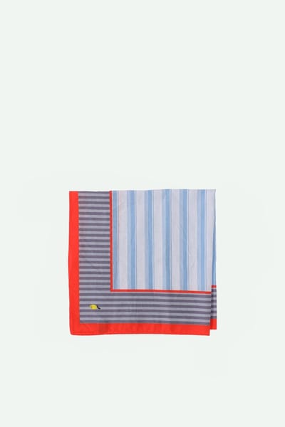 Sticky Lemon - sjaal - zissou blauw + blauwe walvis
