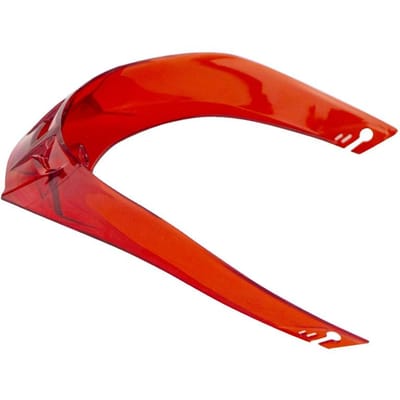 Spoiler arrière pour casque de moto, accessoire de modification universel pour casque de sport red