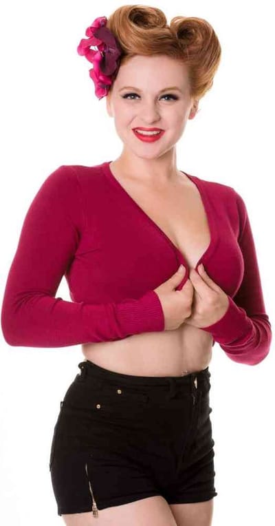 Banned - Flickers Bolero - 2XL - Roze