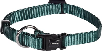 Flamingo Ziggi - Halsband Honden - Halsband Ziggi Donkergroen Xs 20-35cm 10mm - 1st - 134862 - 1st