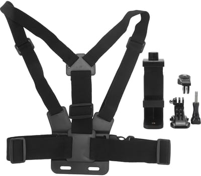 Verstelbare Camera Strap Holder met Borstband - Geschikt voor Mobiele Telefoons en Camera's