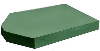 Zandbakhoes Bootvorm - Dekzeil Zandbak - Zandbak Beschermen - Waterdicht Oxford Doek - 160x113x22cm - Groen