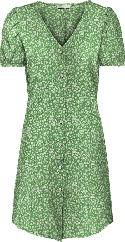 ONLY ONLNOVA LUX S/S LUCY DRESS AOP PTM Dames Jurk - Maat S