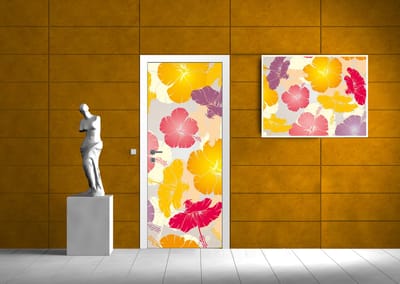 Flowers Abstract Photo Wallcovering