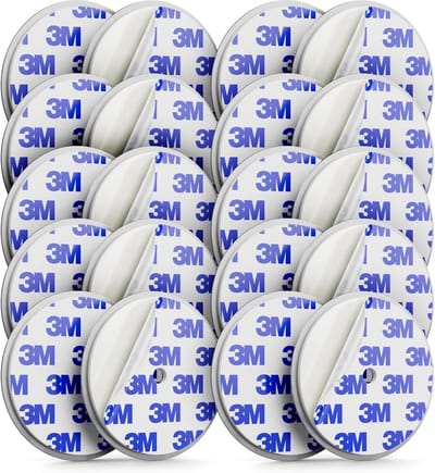 10x Magnetische Houders voor Rookmelders - Eenvoudige Montage met Kleeflaag of Schroef