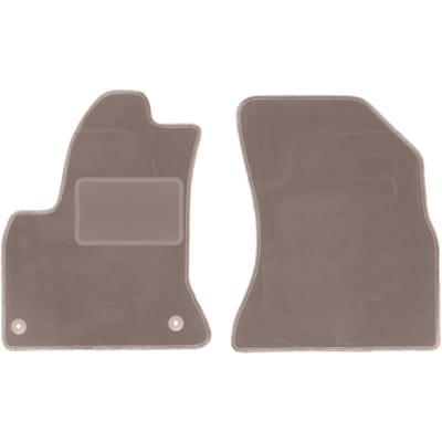 Beige voormatten voor: Citroen C4 Picasso I 7 zitplaatsen (2006-2013)