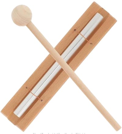 Store_7 - Percussiebel - Meditatiebel voor yoga - Helder geluid - Tubular-belletjes voor ontspanning - Geschikt voor meditatie en klassenmanagement