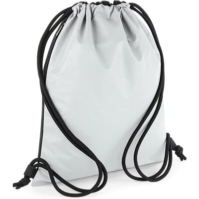 Reflective Gymsac BagBase - 11 Liter Silver