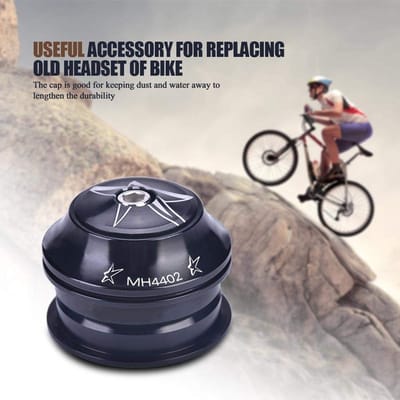 Dailygoods - Fiets headset - Threadless Road Bicycle headset - Duurzaam en roestvrij - Zwart - Perfecte pasvorm - Ideaal voor fietsers - Geschikt voor...