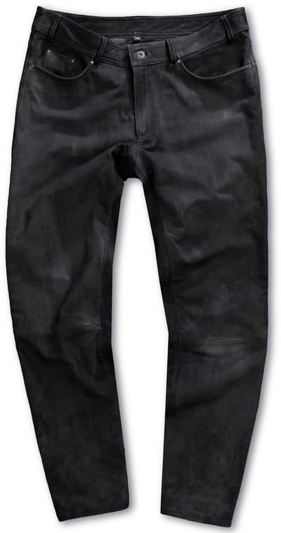 JP 1880 - Heren - leren broek regular fit 5-pocket buffelleer - Bruin - Maat 56