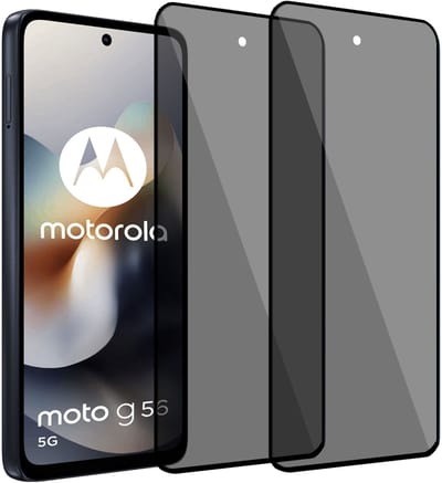 ChiGuard Privacy Screenprotector 2x geschikt voor Motorola Moto G56 Screenprotector - Beschermglas - Privé GuardCover
