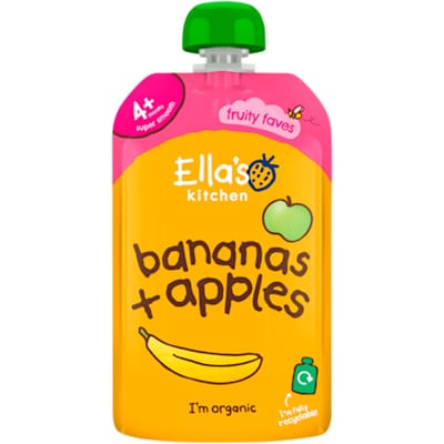Knijpfruit banaan + appel 6m+