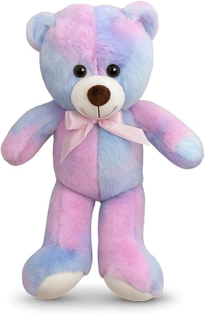 Knuffelbeer - Pluche dier Teddybeer - Knuffelen en decoreren - Bijzonder zacht materiaal - 50 cm - Meerkleurig