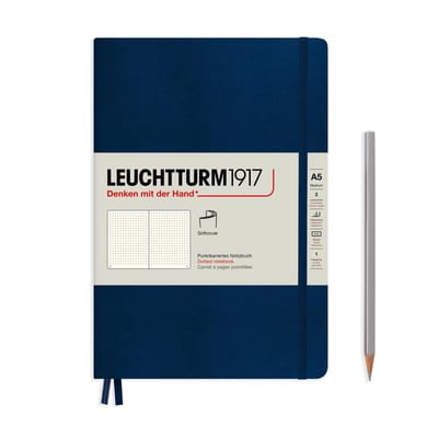 Leuchtturm1917 A5 Medium Notitieboek dotted Navy softcover