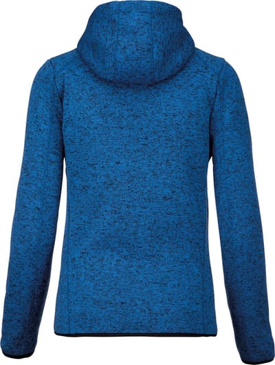 PROACT® Heather damesvest met capuchon PA366 - Light Royal Blue Melange - XXL