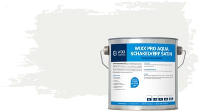Wixx PRO Aqua Schakelverf Satin - 20L - RAL 9016 | Verkeerswit