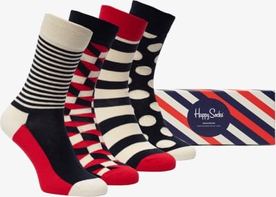 Happy Socks Stripe Giftbox - Maat 41-46