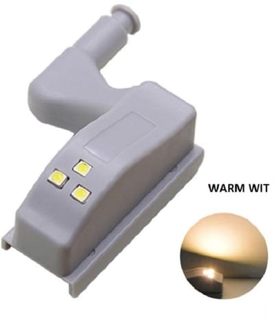 Automatische - LED - Scharnierverlichting - Kast Verlichting - Warm Wit
