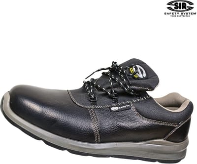 SIR SAFETY BOYER Veiligheidsschoenen S3 HEREN Werkschoen Zwart - Stalen Neus en Stalen Tussenzool - Antislip SRC - Ademend