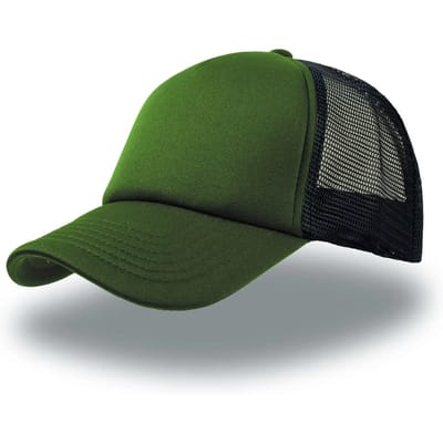 Atlantis Headwear Rapper Cap AT505 - Olive/Black/Olive - One size