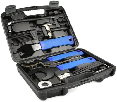 GEKO Fietsgereedschapset - 20-delige reparatieset - Duurzame opbergkoffer