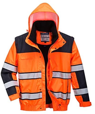 Hi-Vis Bomberjack XL Oranje/Zwart - Veiligheidskleding voor Professionals
