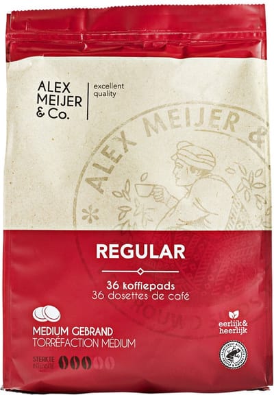 Alex Meijer - Koffiepads Regular - 36 Stuks