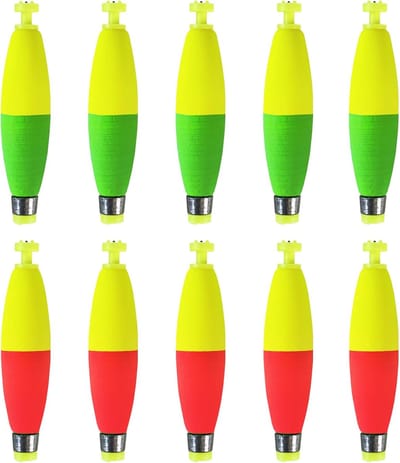 Visdobbers Set - Vissersdobbers - Vissen Op Water - Snap-on Ontwerp - 10 Stuks - Meerdere Kleuren