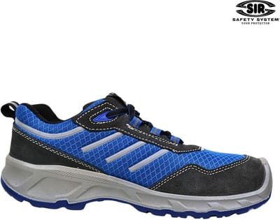 SIR SAFETY NAOMI Veiligheidsschoenen S1P HEREN Werkschoen Zwart Blauw - Stalen Neus en Stalen Tussenzool - Antislip SR - Ademend