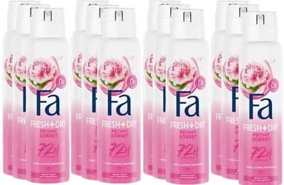 Fa Deospray Sweet Rose 150 ml - Voordeelverpakking 12 stuks